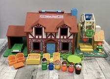 fisher price little people Tudor House Plus Ferris Wheel Sets Vintage 1986