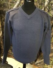 Genuine RAF issue Blue/Grey V neck Pullover Utility NATO Jumper Various Sizes