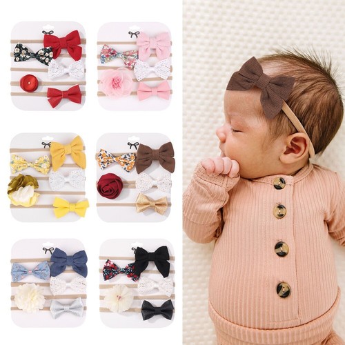 5pc set baby headbands