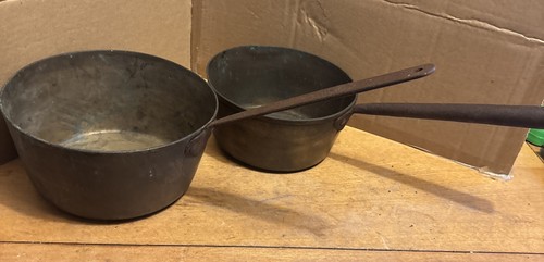 Vintage small brass sauce - 2, x