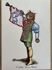 Cat Kitten Art Print Postcard