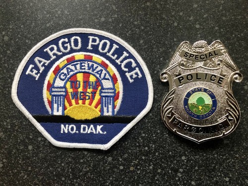 Fargo police badge and patch - fargo,