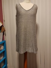 Gorgeous M & S Chainmail Style Sleeveless Tunic Top. Size 12. Hardly Worn.