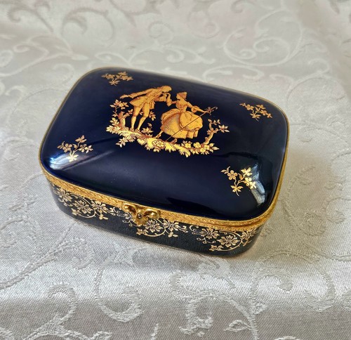 Vintage limoges trinket box - vintage,