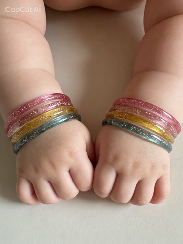 Kashmiri glass bangles - , baby