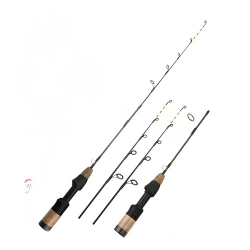 60cm ice fishing rod carbon - fishing,
