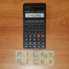 Casio FX-85B Scientific Calculator Dual Powered Fraction Black - Tested