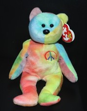 TY BEANIE BABIES PEACE BEAR