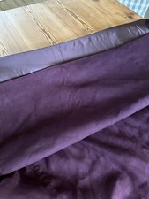 Next Aubergine Faux Suede Throw For King size Bed Or Sofa