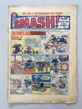 Smash Comic #136 7th September 1968 VG- RARE ODHAMS