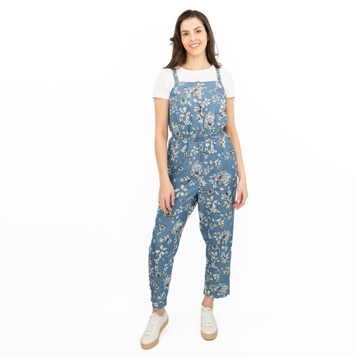 Womens blue dungarees strappy - womens,