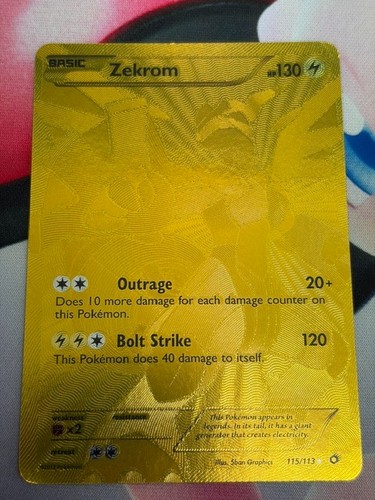 Pokémon tcg zekrom 115 113 - pokémon, 115/113