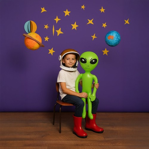 12pk inflatable alien - 12pk,