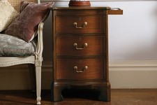 AND SO TO BED Eclectic Bedside Mahogany Chest 3 Drawer  RRP £2000