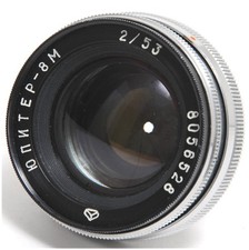 USSR lens Jupiter-8M 2/53 mm