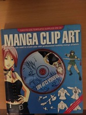 Manga Clip Art Book with CD- "Create Professional-Looking Manga Artwork"