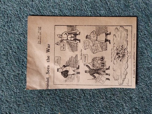 Sk305 ephemera 1916 cartoon - ephemera,