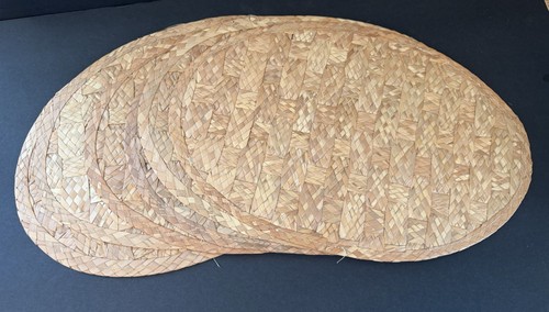Vintage hand woven - woven, rattan