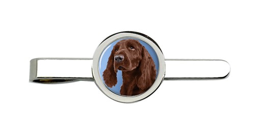 Field spaniel tie clip - field,