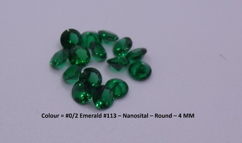Emerald green nano gemstones - emerald,