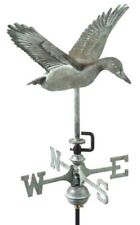 Flying Duck Copper Verdigris Weathervane