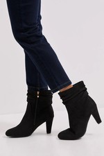 Dorothy Perkins Natural Black Ankle Boots Womens Daywear Boots