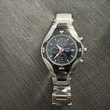 Pulsar Chronograph Watch 100m Stainless Steel - Untested