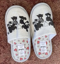 Women’s Grey Disney Micky And Minnie Mouse Slipper Size 5