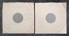 2 x Parlophone 'EMITEX' Rice Paper Inner Sleeves EMI/BEATLES