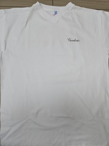 Gordons gin white tshirt - gordons,