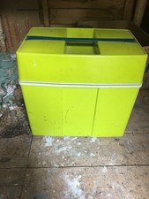 Vintage cool box. Good condition but exterior marked.