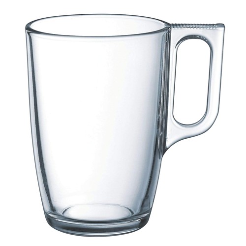 Glass coffee tea mug cup - tea, clear