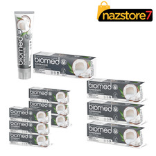 Biomed Super White 97% Natural Whitening Toothpaste Coconut Flavor, 100g UK