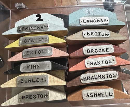 Hand made railway station - made,