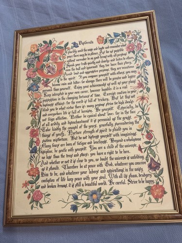 Vintage framed glazed - vintage,