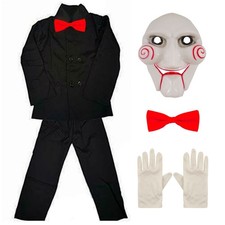 Childrens Kids Scary Puppet Fancy Dress Costume Halloween Outfit Boys Girls