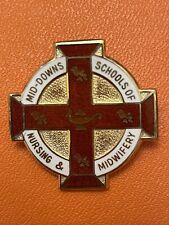 Silver Enamel Badge MID DOWNS