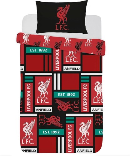 Liverpool blocks single duvet - liverpool,