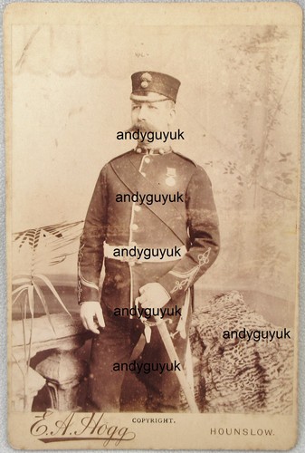 Cabinet card military royal - cabinet,