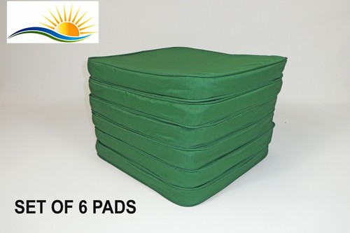Garden chair green seat - green,