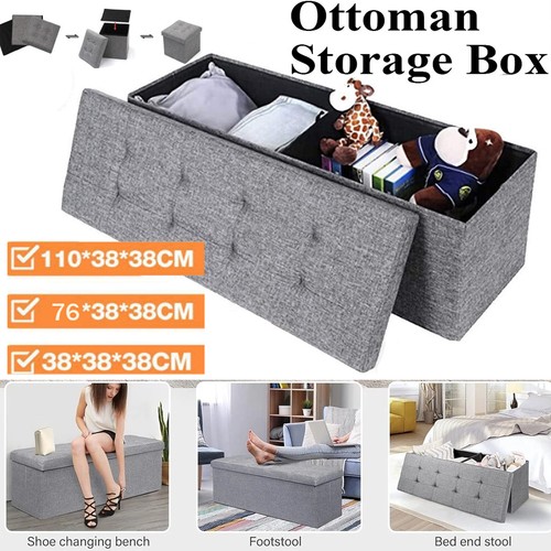 Ottoman storage seat stool - ottoman,