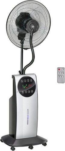 Homcom pedestal fan with - 16",
