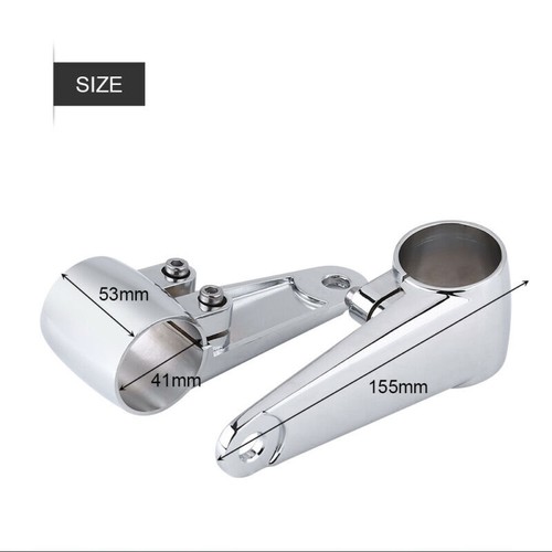 2pcs chrome motorcycle - 2pcs,