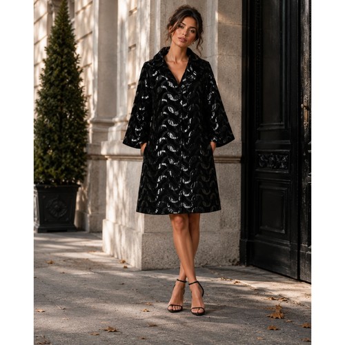 Desigual black silver jacquard - desigual,