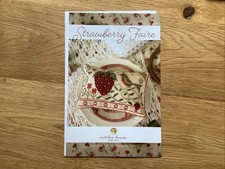 Strawberry Faire Cross Stitch Design By October House