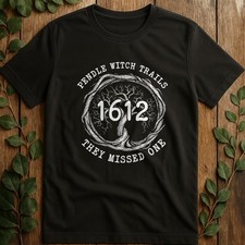 Pendle Witch T-Shirt History Events Pun Midweight Tee