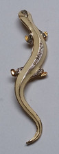 Vintage Lizard Brooch With
