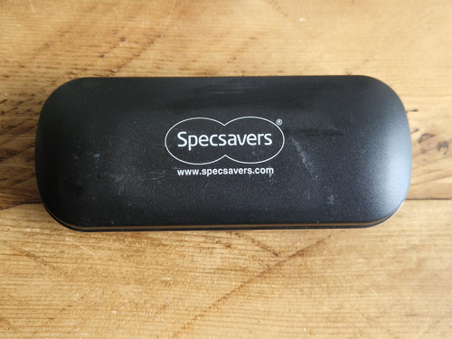 Spesavers black glasses case