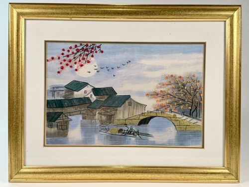 Chinese silk embroidery - silk,