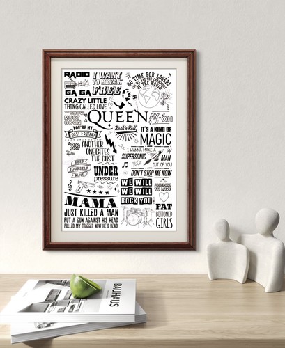 Queen poster music - poster.,